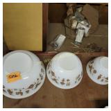 Vtg Pyrex Early American Nesting Bowls