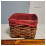 Longaberger  Basket Liner, Wood Divider