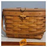 Vtg Longaberger Weekender Swinging Handles Picnic