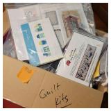 Assortment of Quilt , Sewing Kits
