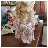 Vtg Porclelian Doll