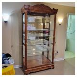 China Cabinet, Lighted, Sides  Open Up