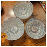 Anchor Hocking Wexfor Pattern Berry Bowls