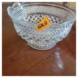 Vtg Glass Cubes Bowl