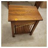 Small Oak End Table
