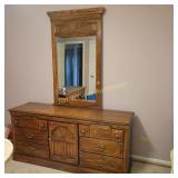 Dresser with Mirror  Bring help to move