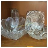 Vtg Glassware