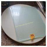 Lazy Susan, Glass Cutting Boards