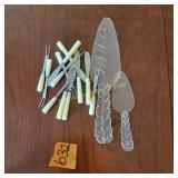 Relish Utensils, Plastic Knives