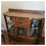 Antique Quarter-Sawn Oak Buffet Tiger Oak