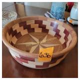 Handmade Segmented Wood Bowl