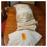 Mixture of White Fabrics