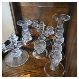 Vtg Candle Holders, one is broke