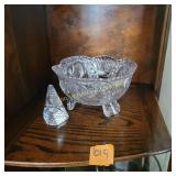 Vtg Glass Bowl