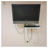 Sylvania TV, VCR Bracket stays on wall