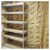 Shelf Unit, No Contents, Must remove from basement