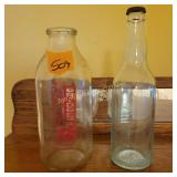 Vtg Bottles Milk, Fecker