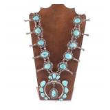 Large Old Pawn Navajo Squash Blossom.
