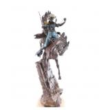 Bronze Sculpture of Trooper on Horseback.