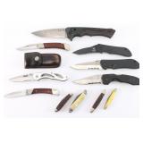 Collection of 11 Pocket Knives