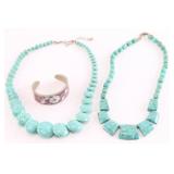 Turquoise Jewelry Lot.