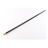 Walking Stick With Gold Quartz Tip.