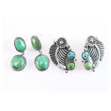 Lot of 2 Navajo Earrings