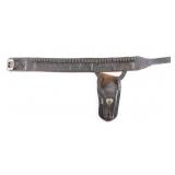 Carved & Tooled Leather Holster/Belt.