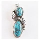 Navajo Two Stone Pendant.