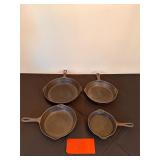 Cast Iron Skillets Set of 4