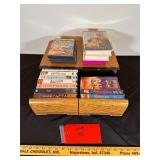 Vintage VHS Storage Drawers w/Several VHS Tapes