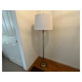 Brass Floor Lamp w/ Shade