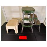Vintage Step Stools set of 2