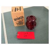 Vintage Fairly Lamp Votive Crystal Candle Holder