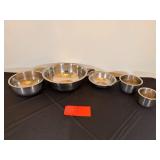 Vintage Stainless Steel Mixing Bowls