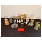 Unique Vintage Pottery/Glass Pieces
