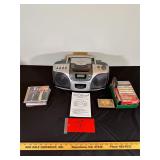 Lenoxx Sound Boombox CD/Cassette/Radio/Stereo