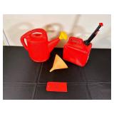 Gas Can, Watering Can, & Funnel