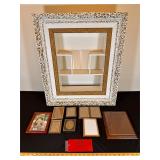 Vintage Shadow Box Wood Shelf Wall Display