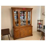 Vintage Thomasville Wooden China Cabinet