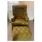 Vintage Chair w/ ottoman