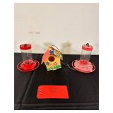 Bird Feeders and Bird House