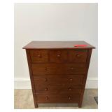 Dark Wooden 7 Drawer Dresser