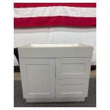 Bathroom Vanity w Hardware Parts/ No Countertop