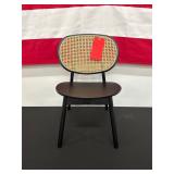 1 Rattan Back Dining Chair