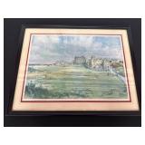 Wood Framed Watercolor Painting by Munro Neville