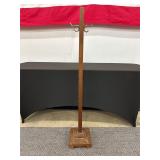 Vintage Oak Coat Rack