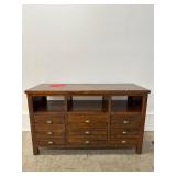 Hard Wood 6 Drawer TV Stand