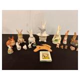 Vintage Decorative Rabbit Figurines