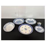 Wedgwood Blue & White Ceramic Dishware Set